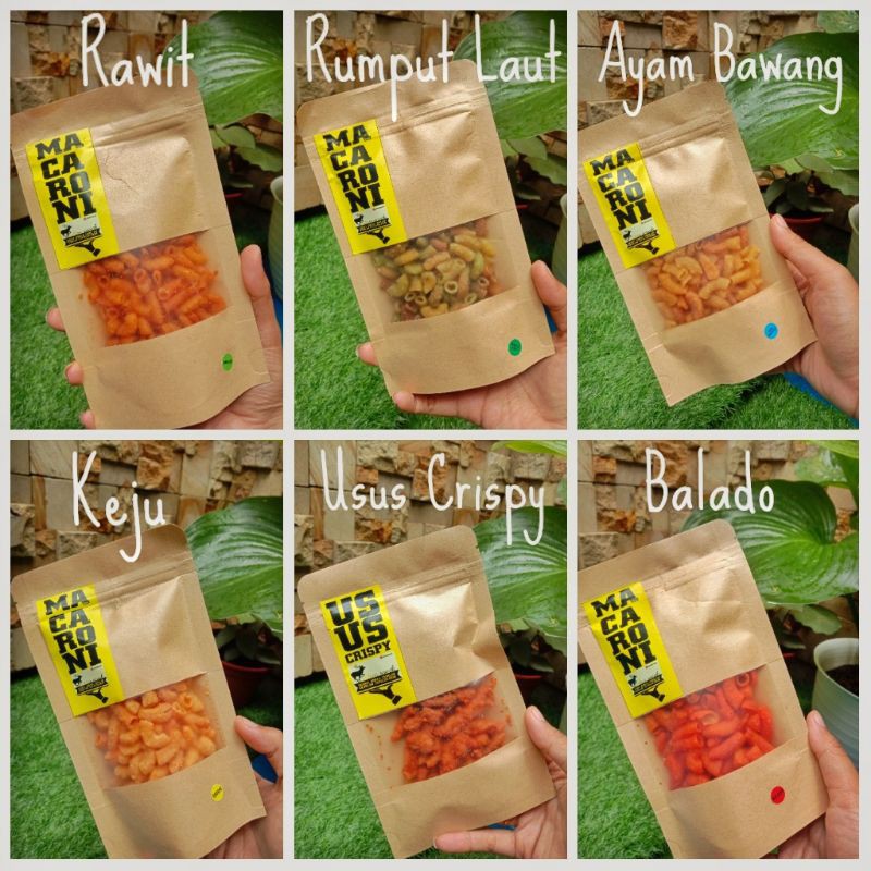 

Makaroni dan usus crispy 100gr