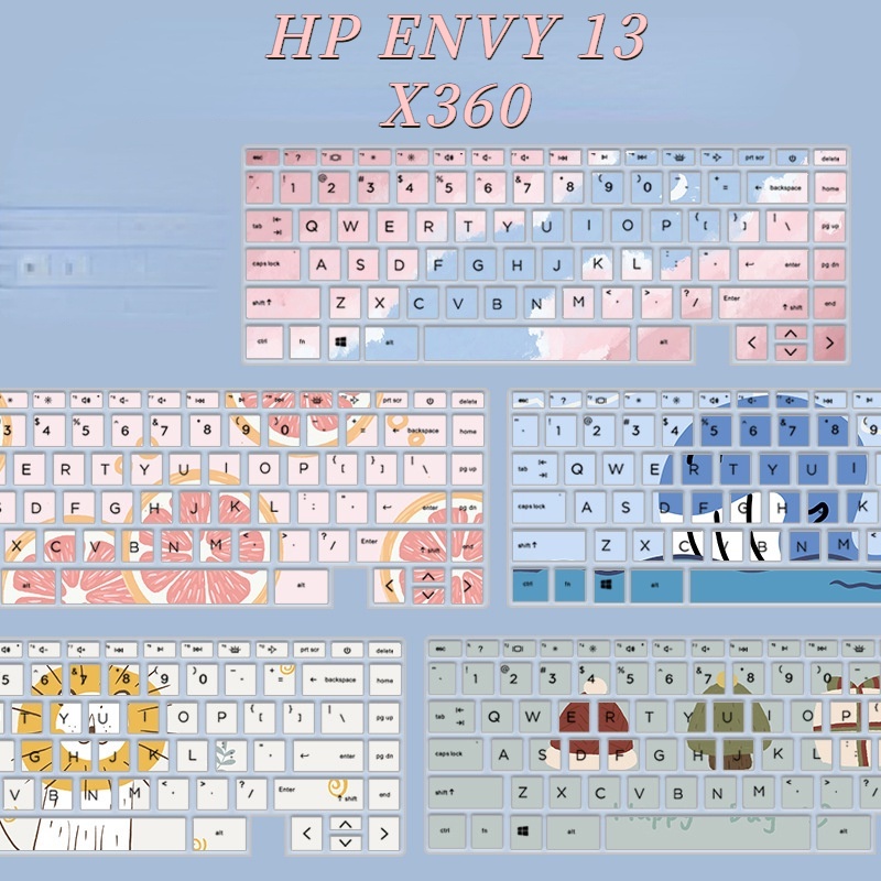 Film Pelindung Debu Motif Kartun Bunga Untuk HP ENVY 13-ay 13-ba 13-bd ENVY X360 Specter X360 13 Inch