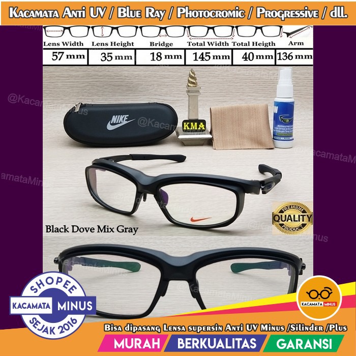 FRAME KACAMATA MINUS N1KE KC4291 Hyperforce Two Sepeda FRAME KACAMATA MINUS N1KE KC4291 Hyperforce Two Sepeda