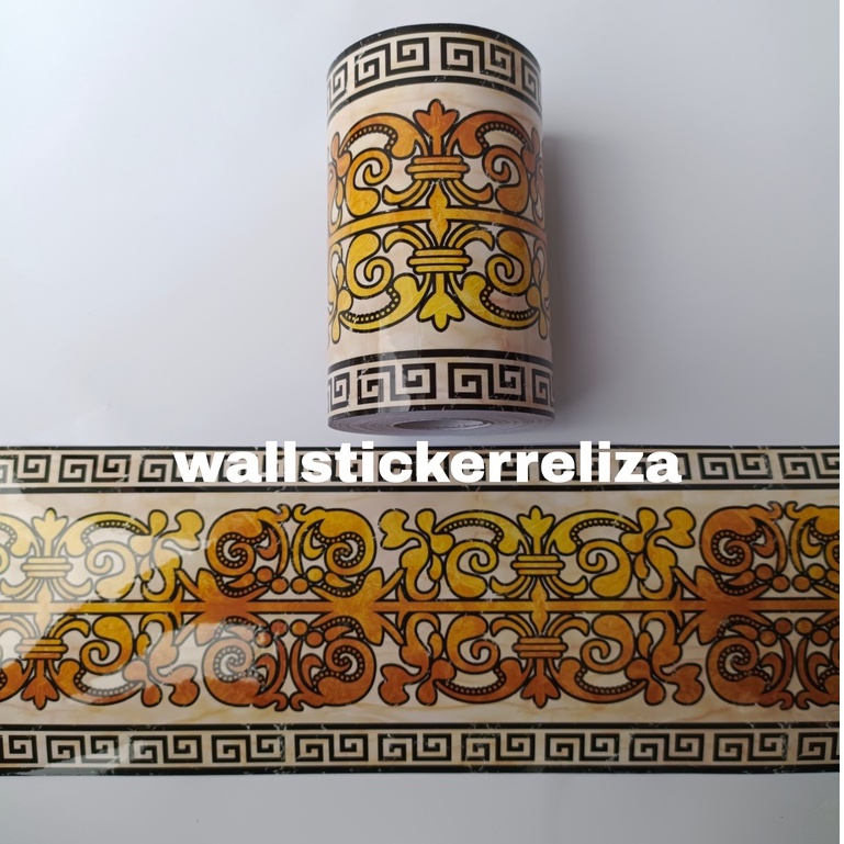 RELIZA WALL BORDER GLOSSY WBS 10 CM X 10 M  WALLBORDER LIST TEMBOK G14