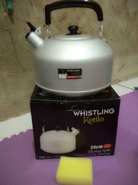 Maspion Teko Bunyi National Kettle 24 Cm Silver