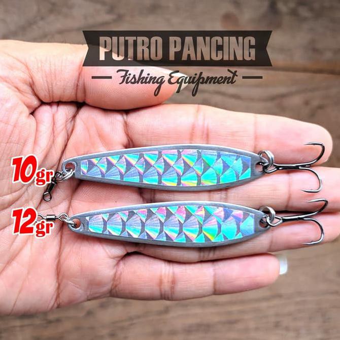 Lure Spoon Stainless 10 dan 12 Gr Anti Karat Killer