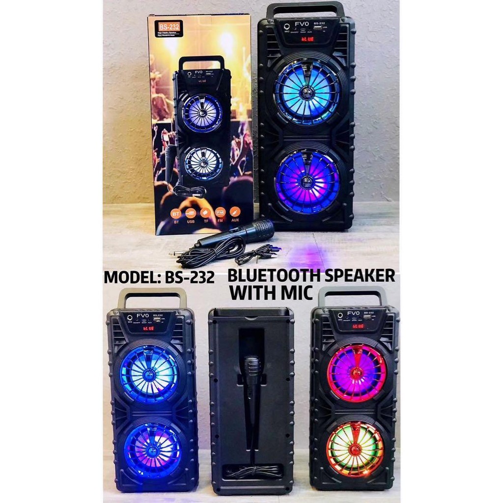 [COD] SPEAKER BLUETOOTH PORTABLE FREE MIC / SPEAKER BLUETOOTH + MIC BS-232