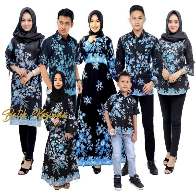 Baju batik Couple Keluarga Ayah Ibu Anak Pasangan Suami Istri Atasan Wanita Pria Dan Anak Anak Sania Ruflle Ori Ndoro Jowi Modern Family Lebaran Terbaru 2023