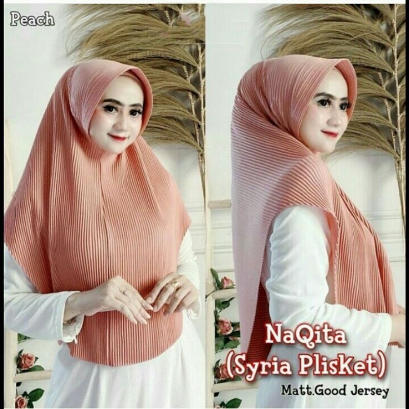 Jilbab Instan Plisket DAILY AUREL Jersey Super Premium