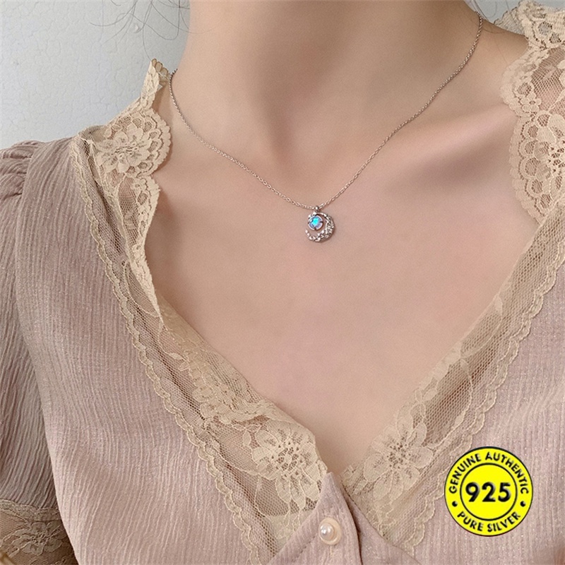 Kalung Bahan S925 Silver Untuk Wanita