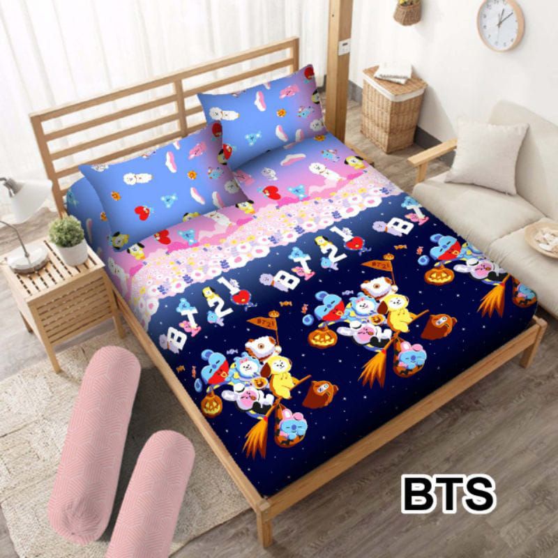 Sprei BTS/Bt21 Navy