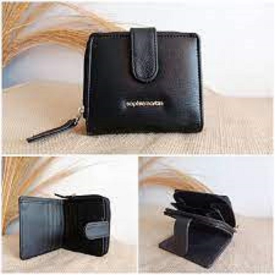 Dompet Kecil Mini Wanita Sophie Martin Paris Terbaru Promo 2025 Kekinian Viral Renly Black Eksclusiv