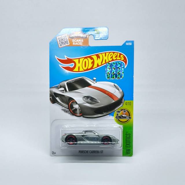 Hot Wheels Porsche Carrera GT Zamac HW Exotics US Card Factory Sealed 2016