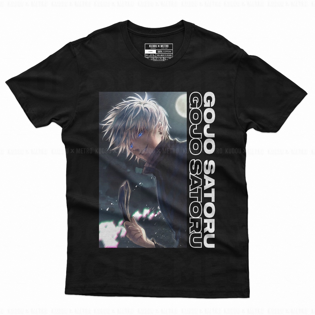 Tshirt Gojo Satoru Smile Anime Manga Jujutsu Kaisen Premium Unisex