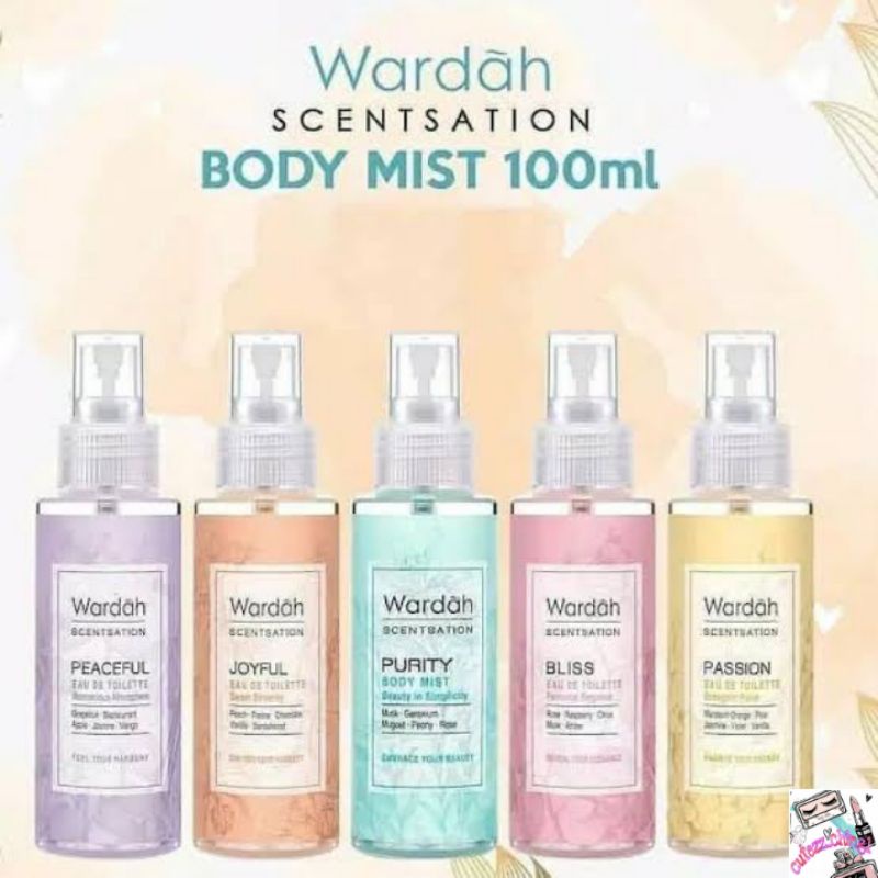 ☃Cutezz_ching1☃Wardah Scentsation Body Mist 100ml