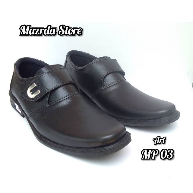 dropside Sepatu pantovel hitam pria oroginal / sepatu pria terlaris /pantovel semi kulit