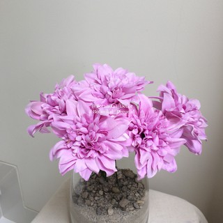 Artificial Flower Dahlia bunga palsu plastik imitasi Artificial Flower Dahlia bunga palsu plastik imitasi