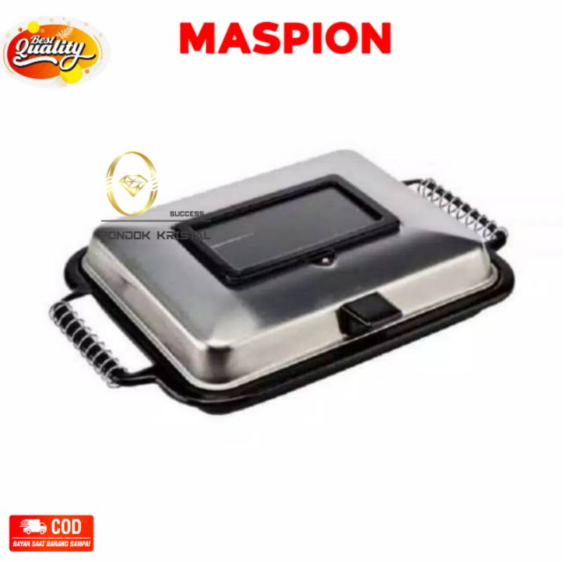 Panggangan Daging Serbaguna Maspion Crystal Oven / Panggangan Ikan Sate / Panggangan Murah Dan