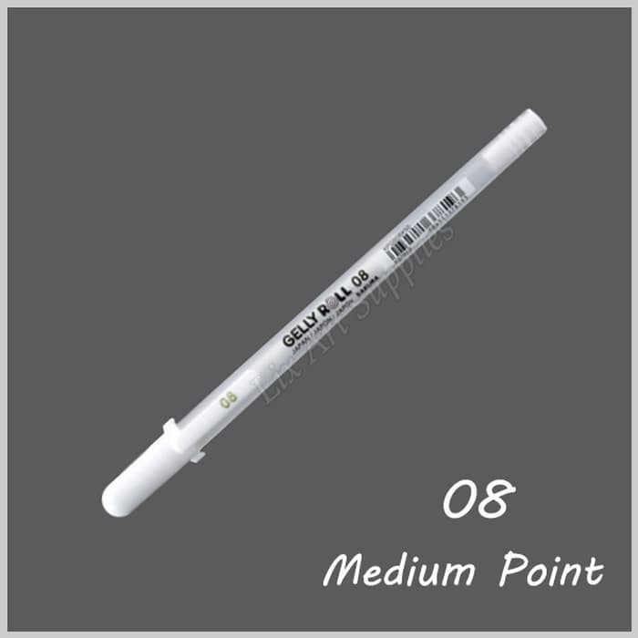 

Terlaris Sakura Gelly Roll Ink Pen White 0.4mm (Gel Ink Pen) Baru