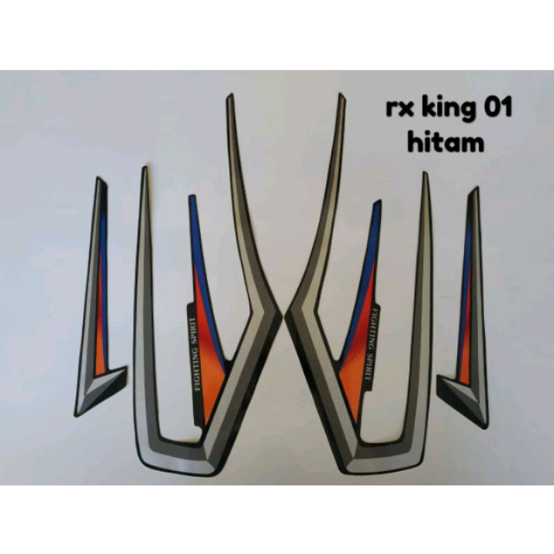 stiker striping rx king 2001 hitam