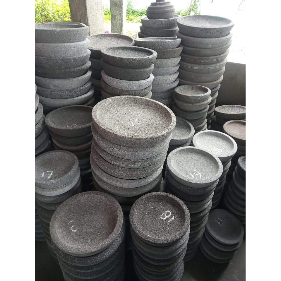 Cobek / Cowek/ Cowet 100% asli batu sungai