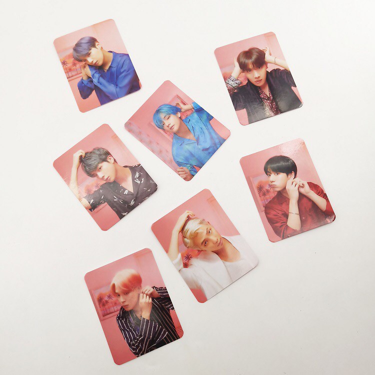 [BS] BISA COD 7pcs Kartu Lomo Card KPOP BTS BT21 Photo Card - KP024