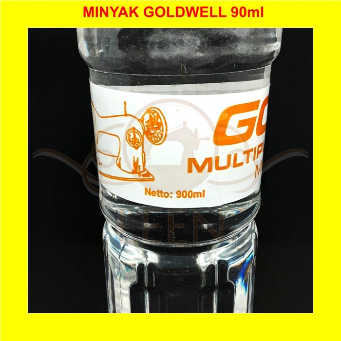 Minyak Pelumas Oli Mesin Jahit GOLDWELL 900 All Purpose Oil 900ml LEEN