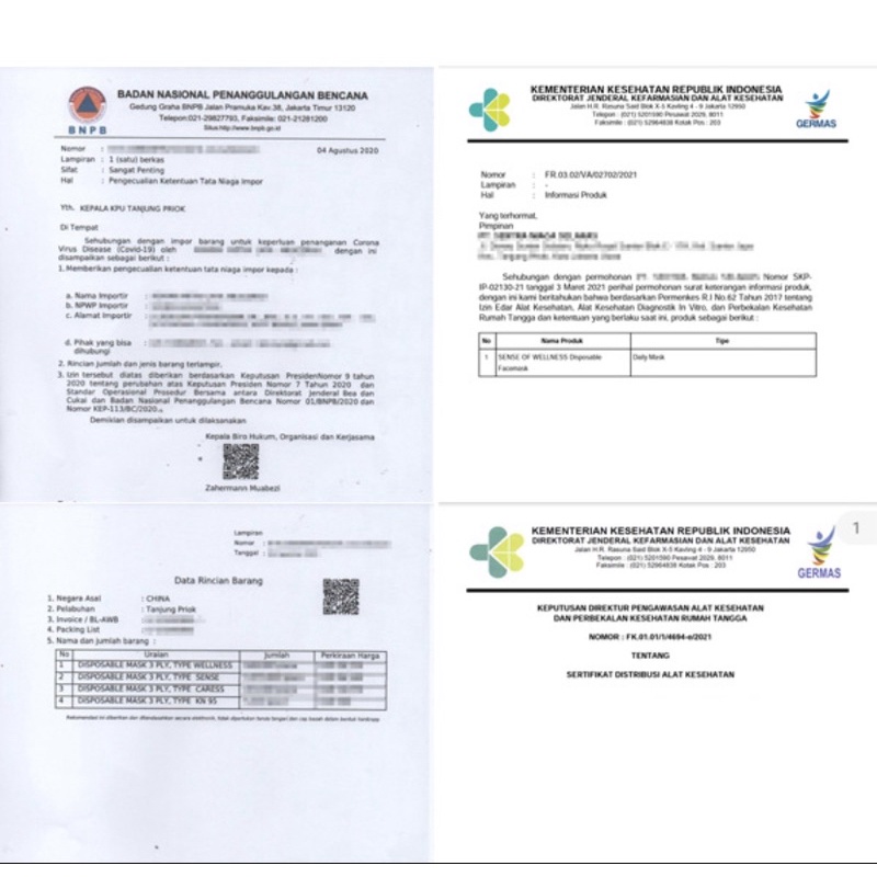 MASKER KN 95 BPOM ISI 20 / MASKER 5 PLY / MASKER NON MEDIS / MASKER KN 95 MURAH