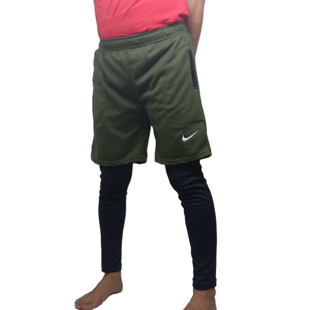 Celana pendek pria dewasa kolor boxer tersedia size jumbo dan standar dan juga kecil-Army L fit XL