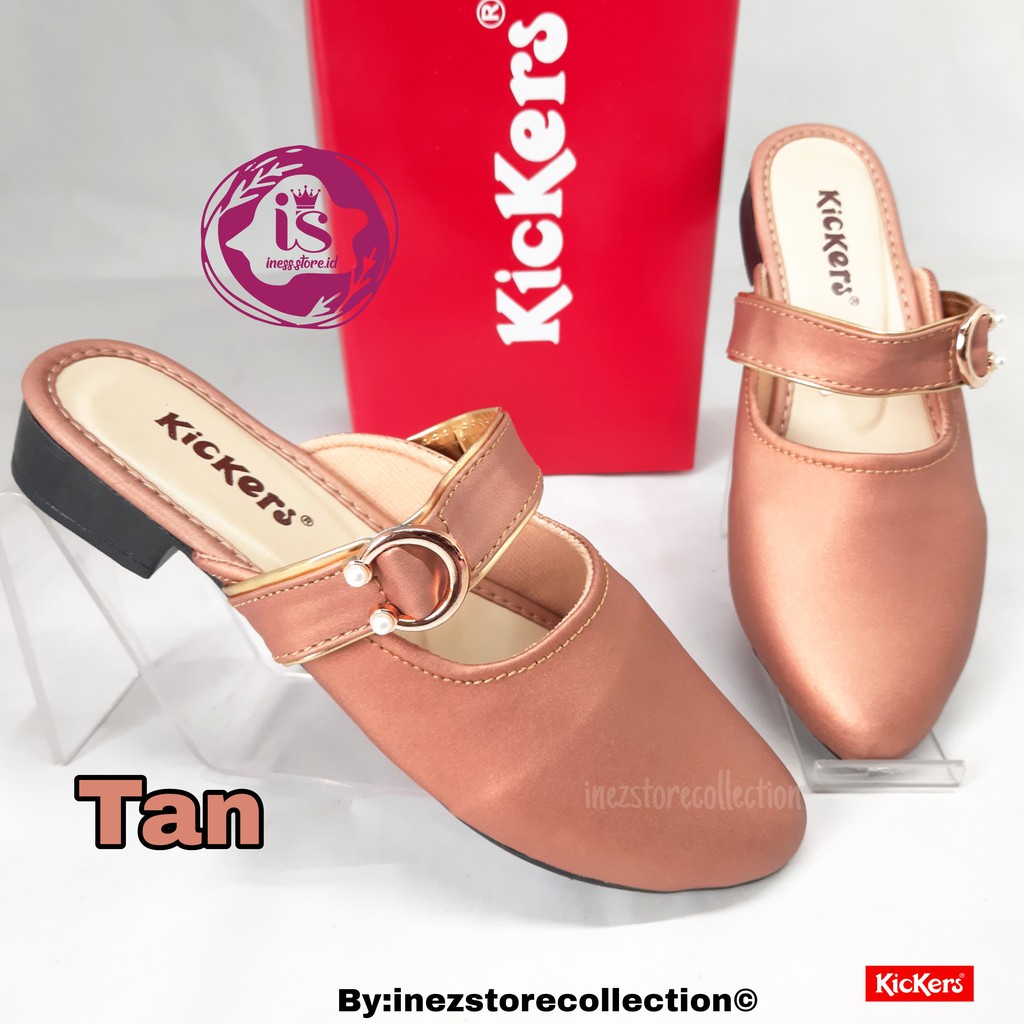 SANDAL WANITA KICKERS SLOP GLOSSY KODE-SS1 MURAH TERHITS