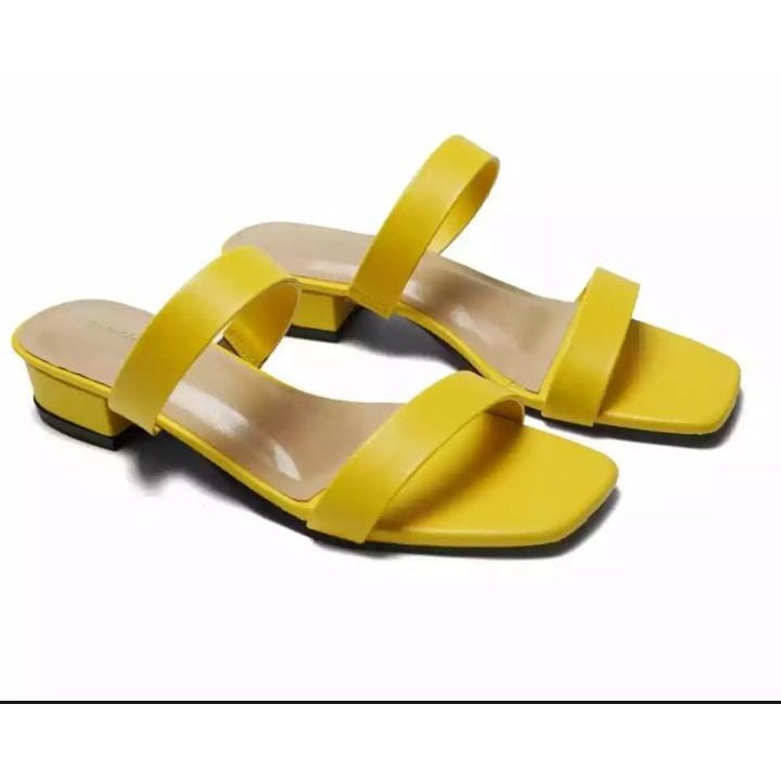 NAC0DRI Gisela sandal wanita Doble  Strap heels 3cm