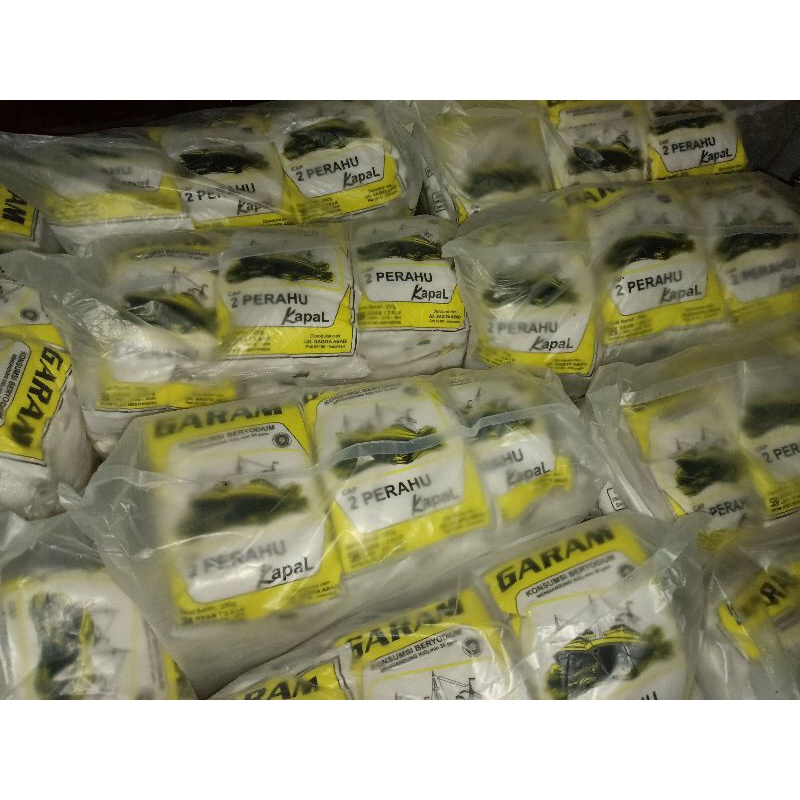 

Garam Halus Satuan Cap Perahu Kapal 250g Beryodium Kualitas Tinggi