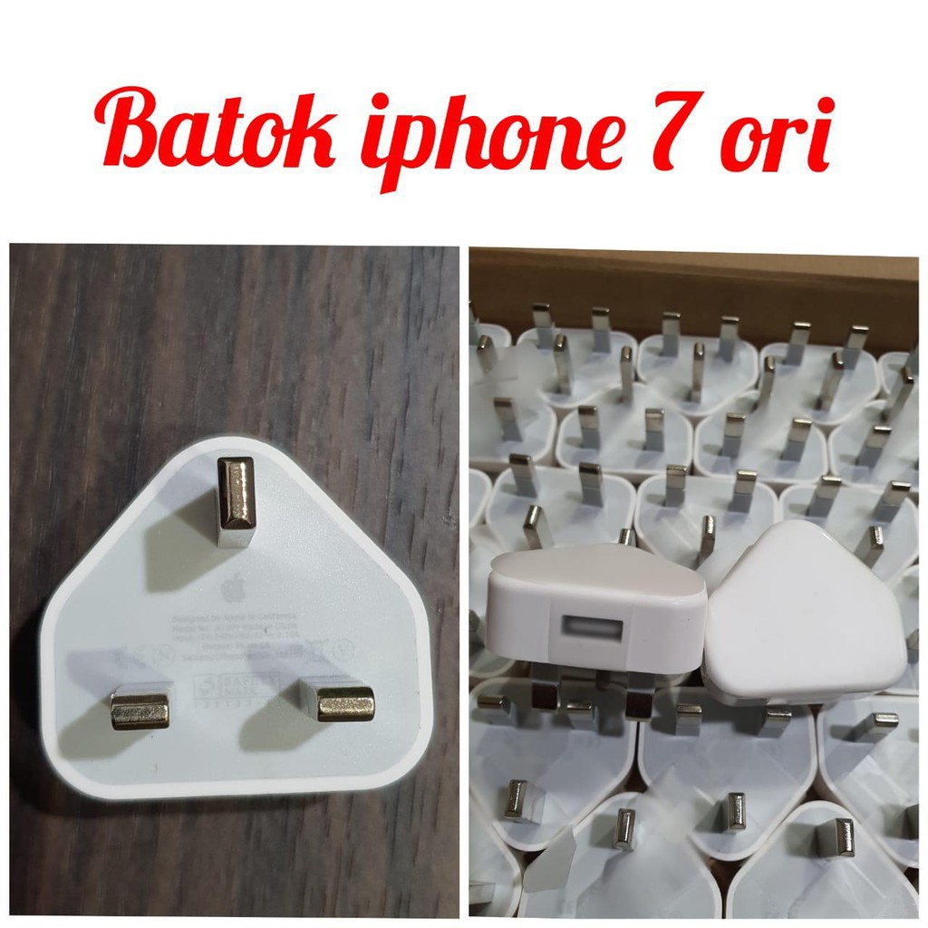 Head Charger Apple Kaki 3 Batok Casan iPad Cabang 3 USB