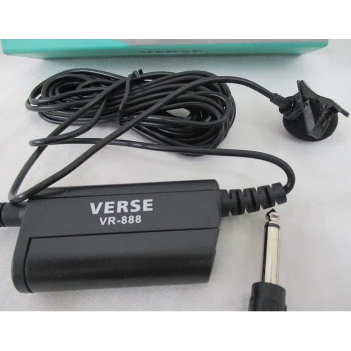 Mic Jepit VERSE VR-888 / Mikropon Kancing/ Mik Kancing With Kabel 5Meter