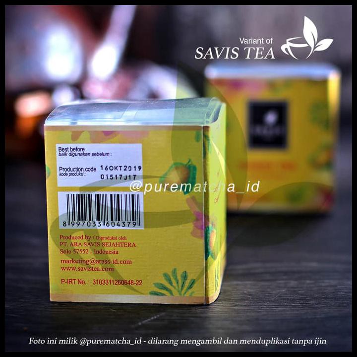 

Savis Tea - Premium Mango Tea 10 Teabags Teh Celup Mangga Cafe Box