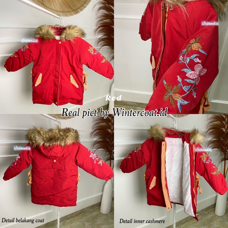 Winter coat girls kids jacket jaket musim dingin anak perempuan cewek import Felice hangat tebal