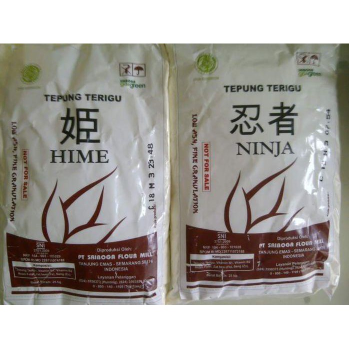 

Tepung terigu Ninja 1kg pack