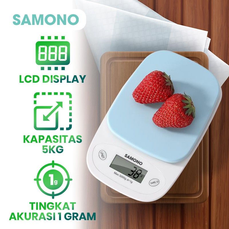 Samono SW-KS01 Timbangan Digital LCD Display