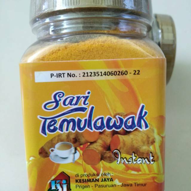 

Sari Temulawak Instant Instan Jamu Herbal Alami Murah Tradisional 250gr 250gp