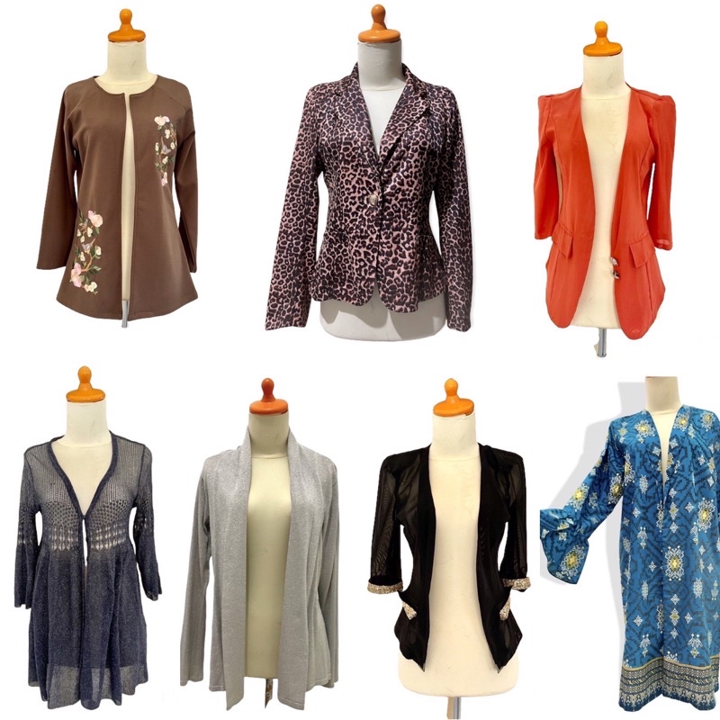 PRELOVE   ❤️ ATASAN BLAZER / CARDIGAN / JAKET / JAS  WANITA MURAH BAJU BEKAS
