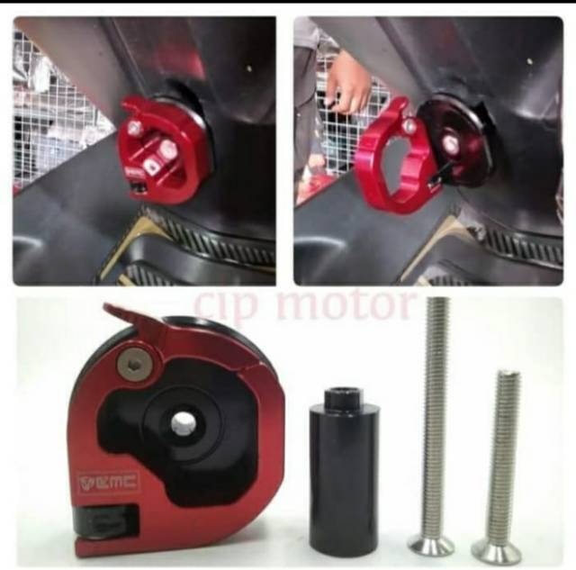 Gantungan barang Aerox 155 2017 - 2021 Terbaru autolock