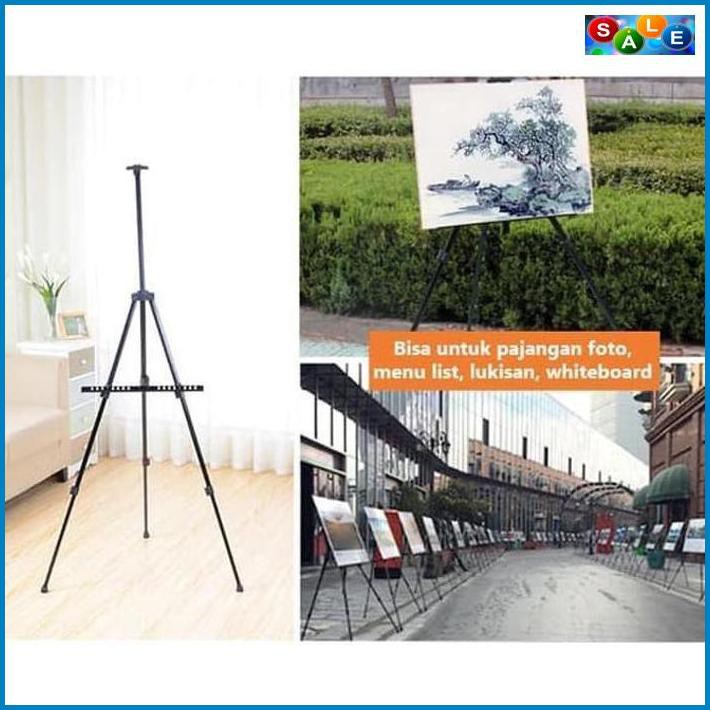 

✅New Stand Lukis Standar Holder Papan Kanvas Lukisan Easel Melukis Standing ⭐⭐⭐⭐⭐