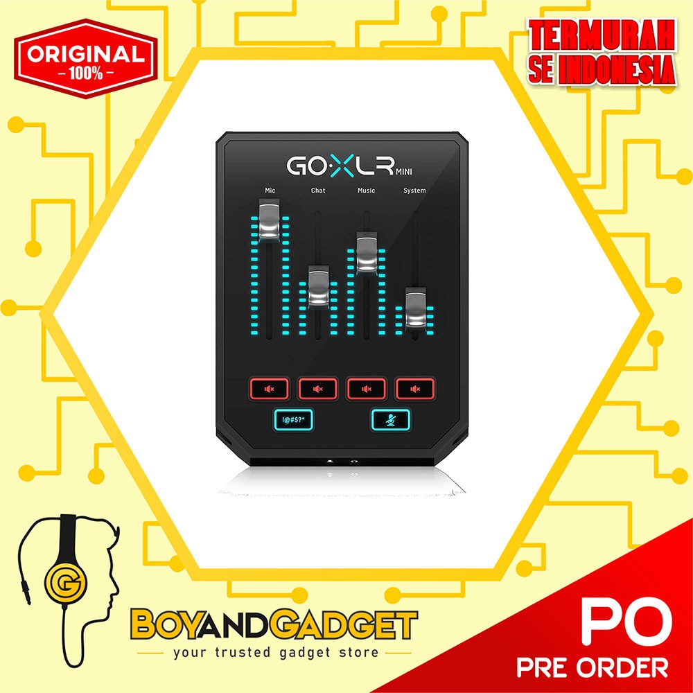 TC-Helicon DJ Mixer (Go XLR Mini) - Ori & Termurah