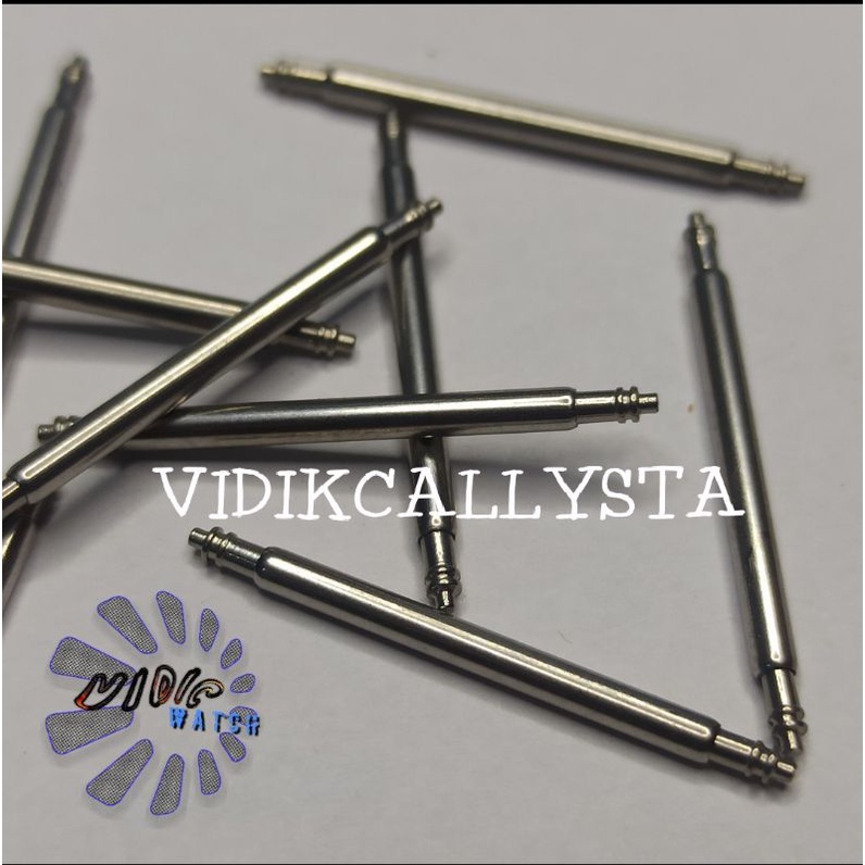 PEN PIN BESI STRAP JAM TANGAN PEN GEMUK BAJA / SPRING BARS BAR UNTUK JAM ORIGINAL