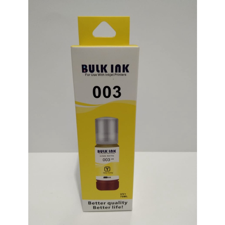 Tinta Bulk ink 003 Untuk Printer L1110 L3110 L3116 L3150 L3156 L5190 ISI 80ML