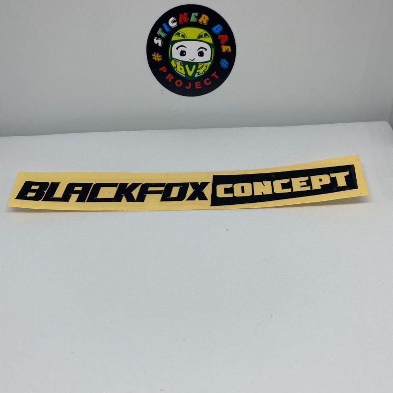 Stiker blackfox concep cutting sticker BLACKFOXKONSEP