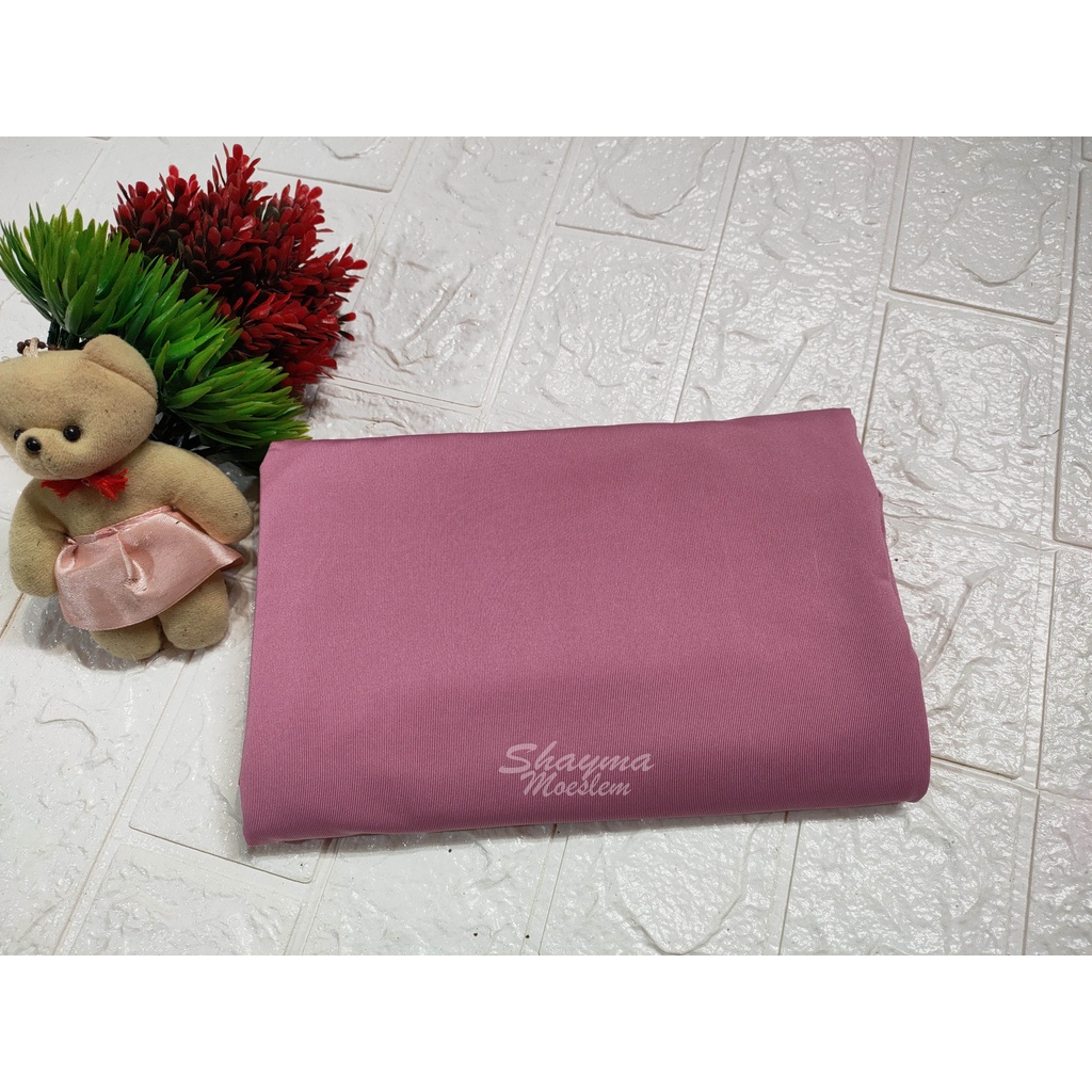 Pashmina Jersey Malay Shawl Panjang 180x75cm / Pasmina Bahan Jersey-PASH JERSEY DUSTPINK