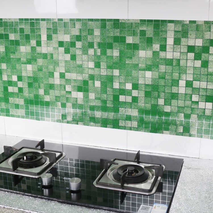 Wallpaper Sticker Dapur &amp; Kamar Mandi Wallpaper Dinding Anti Air Minyak Dan Api 45 Cm X 5 M