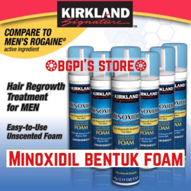 (Foam) Kirkland signature foam Minoxidil 5%