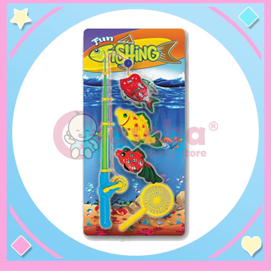 Image Toys Pancingan Ikan Sedang Set Isi 5 IM-2305 ASOKA