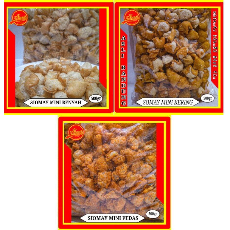 Jual Siomay Mini Kering Toping Bahan Baso Aci Seblak Dll Indonesia