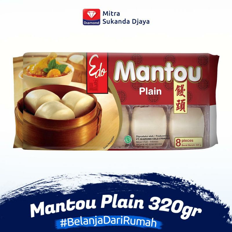 

EDO Mantou Plain 320gr