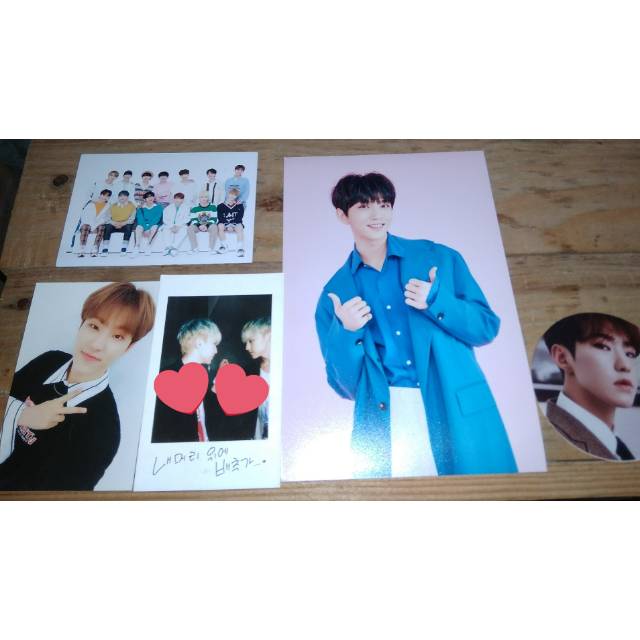 Photocard tc pc jepang korea hoshi ideal cut joshua photoset caratland 2019 sticker an ode