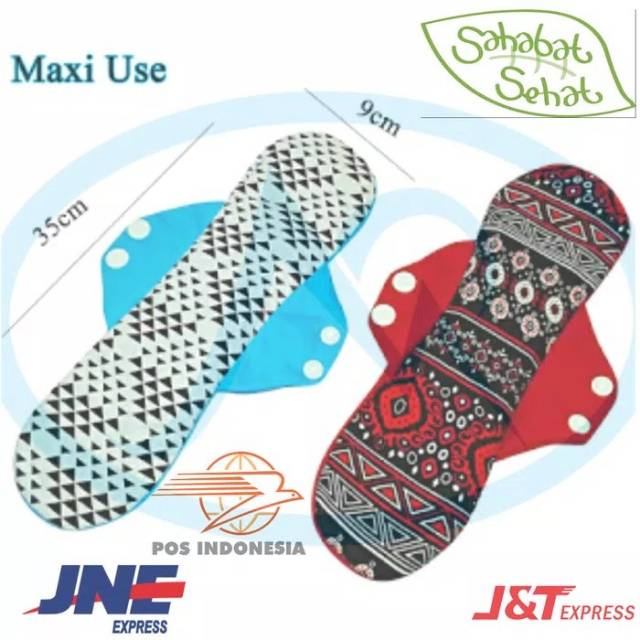 Isi 6pcs Menspad Pembalut Kain Sehat